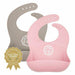 Silicone Bibs (Set of 2) - With Bonus SiliSpoon - Lozza’s Gifts & Homewares 