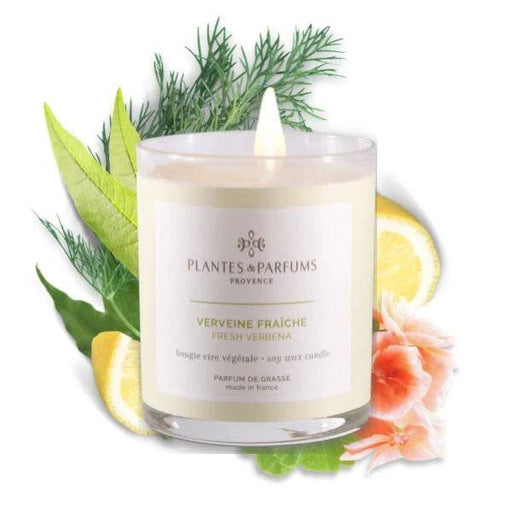 Plantes & Parfums -180g Handcrafted Perfumed Candle - Fresh Verbena - Lozza’s Gifts & Homewares 