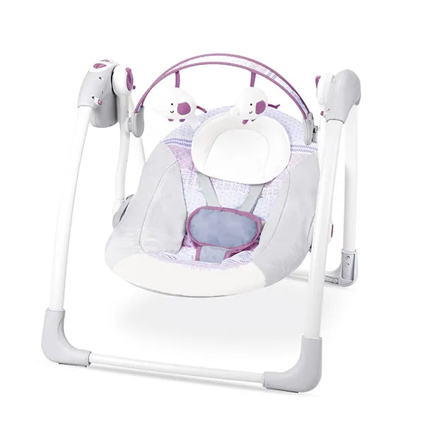 Love N Care Portable Swing - Purple - Lozza’s Gifts & Homewares 