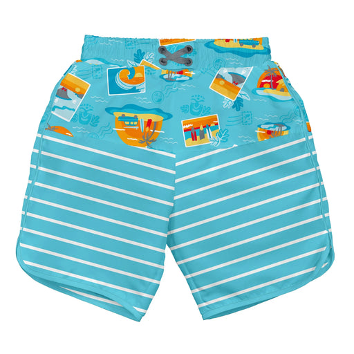 i.play Mix & Match Pocket Board Shorts w/Built-in Reusable Absorbent Swim Diaper - Lozza’s Gifts & Homewares 