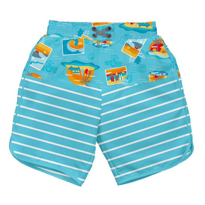 i.play Mix & Match Pocket Board Shorts w/Built-in Reusable Absorbent Swim Diaper - Lozza’s Gifts & Homewares 