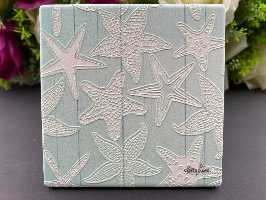 Kelly Lane | Summer Ceramic Coasters - 4 Pack Assorted