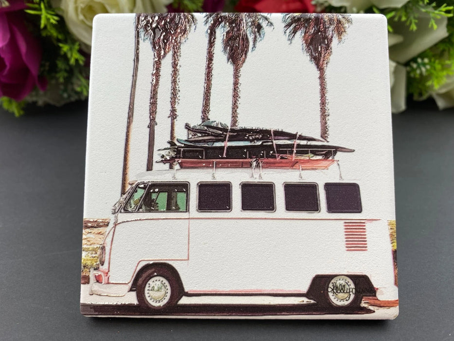 Kelly Lane | Summer Ceramic Coasters - 4 Pack Assorted