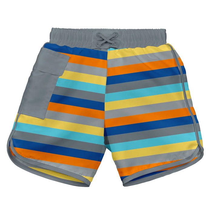 i.play Mix & Match Pocket Board Shorts w/Built-in Reusable Absorbent Swim Diaper - Lozza’s Gifts & Homewares 