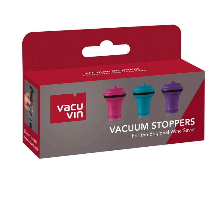 Vacuum Wine Stoppers Pink/Blue/Purple (Set of 3) - Lozza’s Gifts & Homewares 