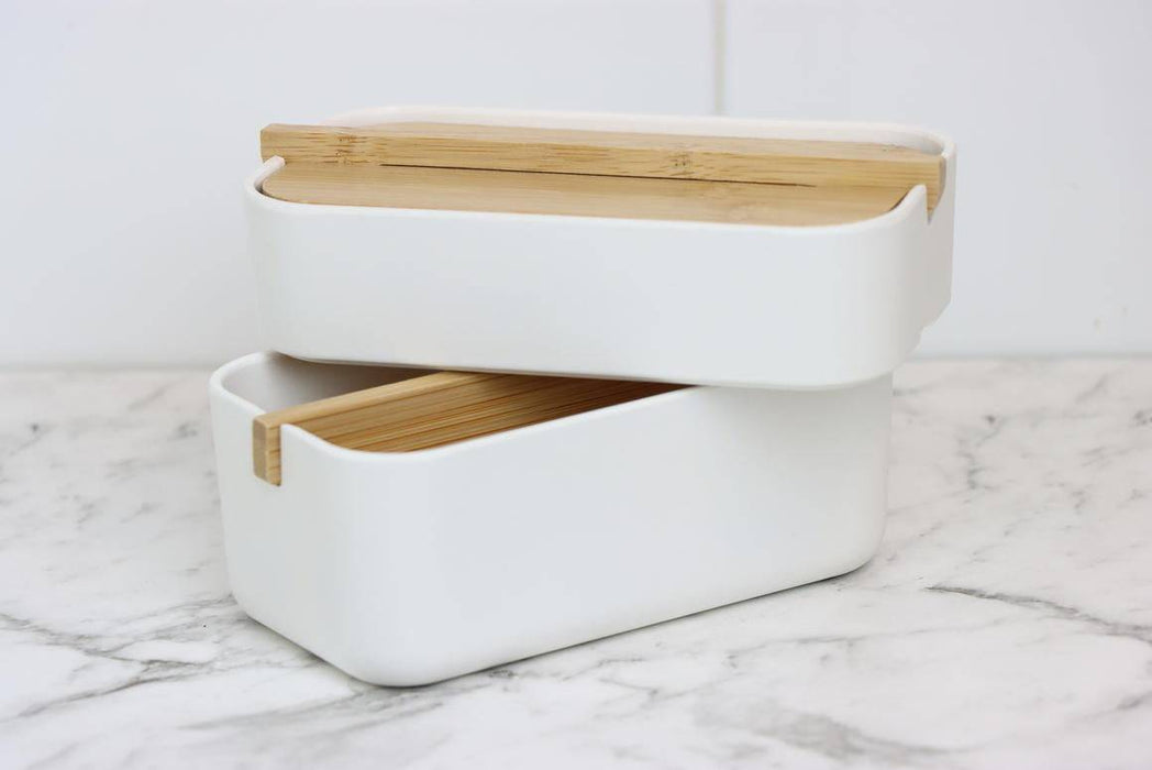 Bambox - Bamboo Essentials Bathroom/Kitchen Organiser - Lozza’s Gifts & Homewares 