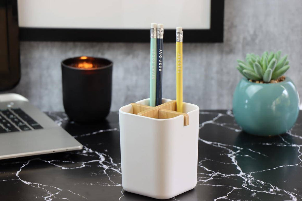 Little Panda - Bamboo Kitchen/Toothbrush Holder - Lozza’s Gifts & Homewares 