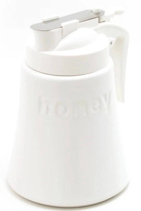 White Honey Pot - Lozza’s Gifts & Homewares 