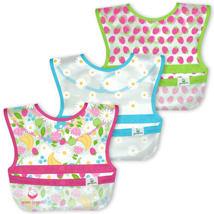 i.play Snap & Go Wipe-off Bib (3 pack) 9-18mo - Lozza’s Gifts & Homewares 