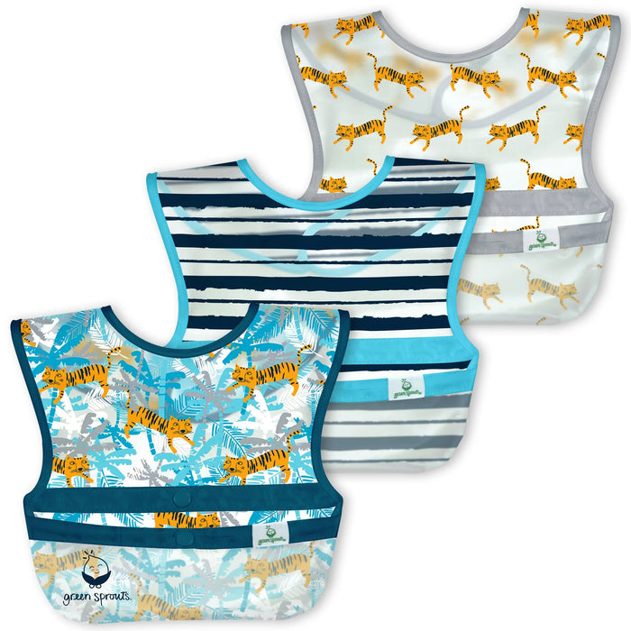 i.play Snap & Go Wipe-off Bib (3 pack) 9-18mo - Lozza’s Gifts & Homewares 